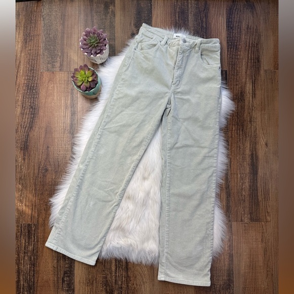 ROLLA'S Courduroy High Rise Straight Leg Sz 27 - Picture 1 of 11